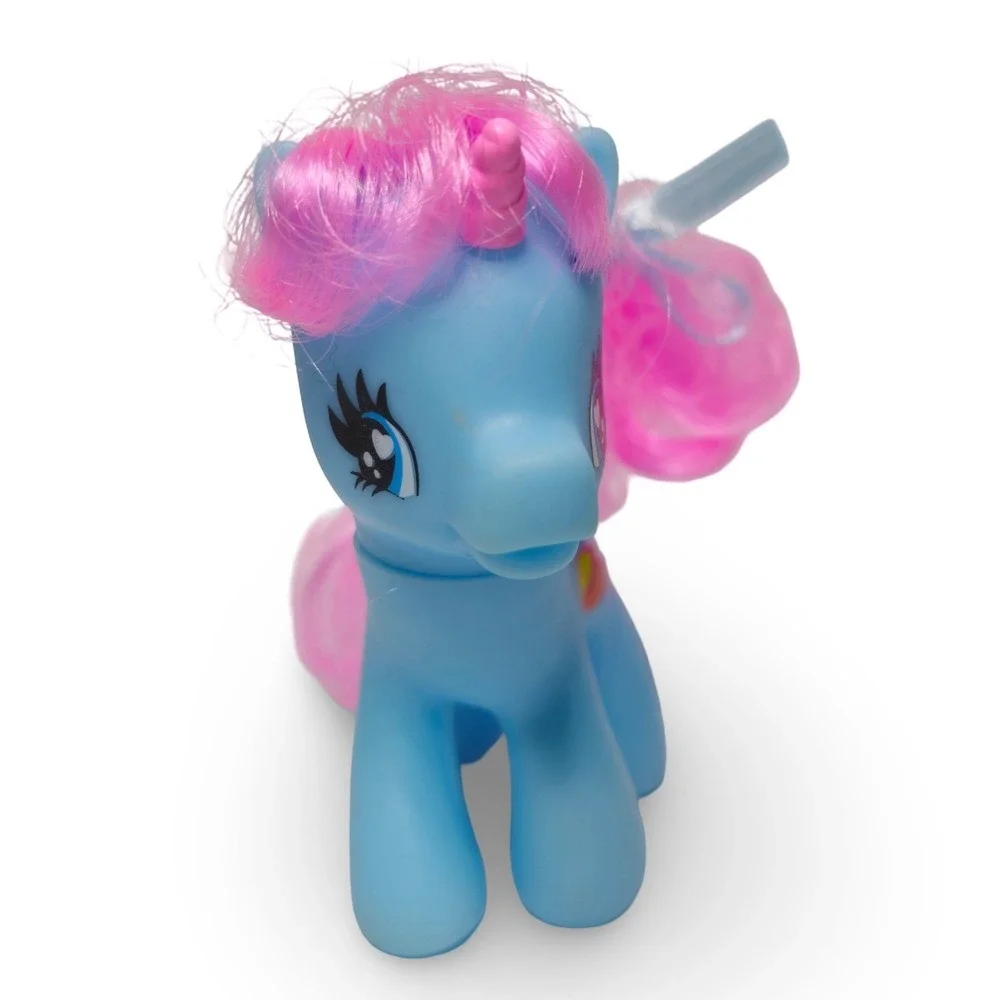 Gi Go‎ Toy Figure Unicorn Pony Blue Pink Bee Tattoo Vintage Good